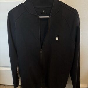 Apple Black Jacket with Logo
